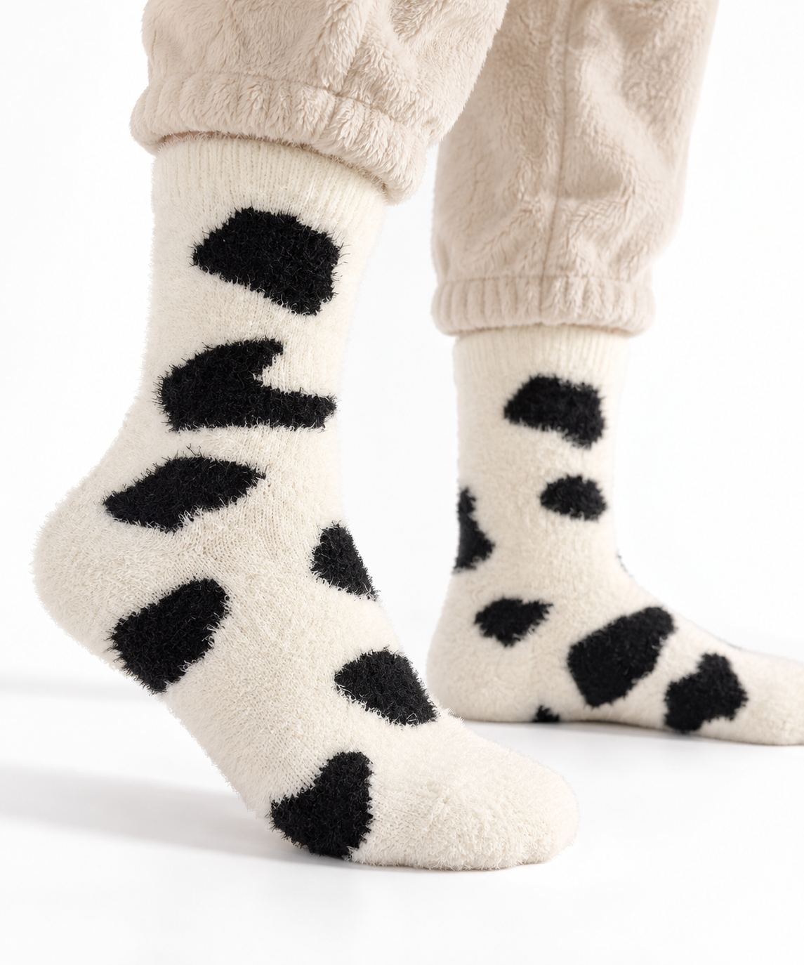 Chaussettes vache – Douces et chaudes