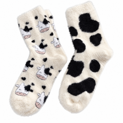Chaussettes vache – Douces et chaudes